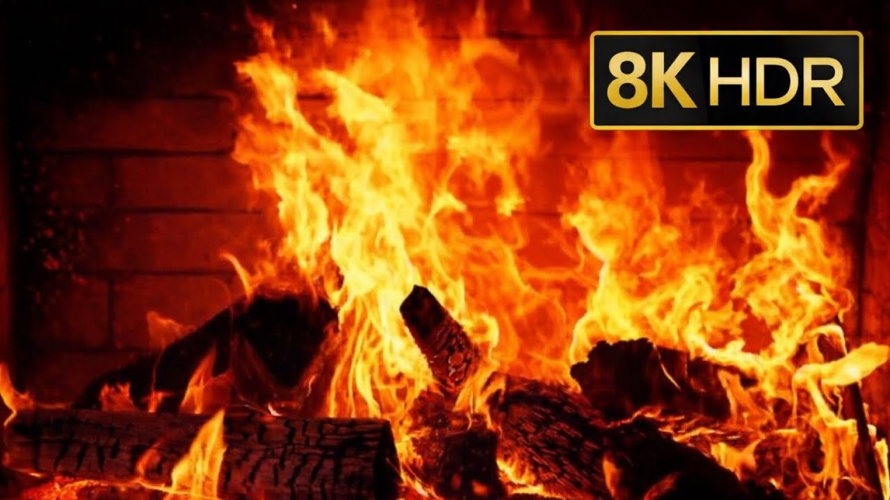 Crackling Fireplace Sounds 🔥 Deep Sleep (No Music)