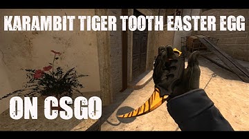 Tiger Tooth Karambit Easter Egg Tutorial. 100% still Working