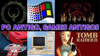 TESTANDO GAMES ANTIGOS EM UM PC ANTIGO
