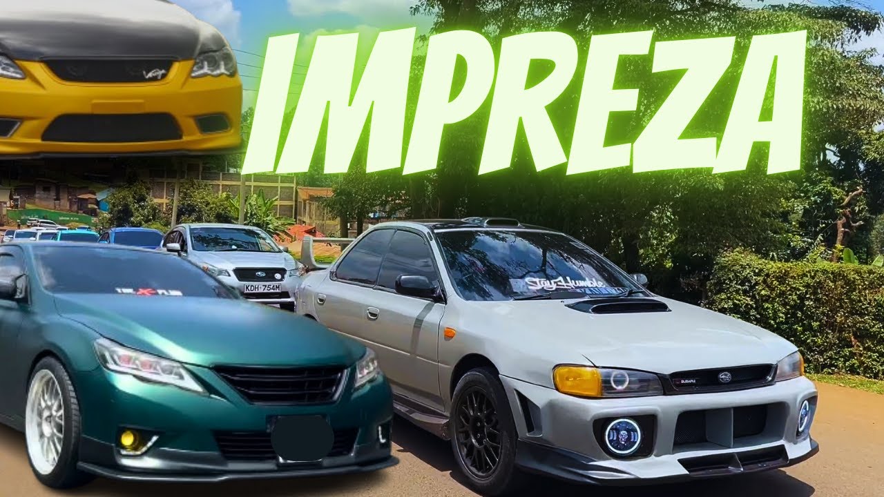 SUBARU IMPREZA X TOYOTA MARK-X CHARITY DRIVE TO GATUNDU CHILDRENS HOME