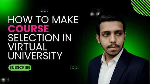 Virtual University Course Selection Tutorial | Step-by-Step | (For new students) VU Tips with Hassan