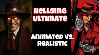 Hellsing Ultimate Anime vs Realistic AI Transformation (アニメからリアルへ)