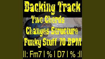 Backing Track Two Chords Changes Structure Fm7 D7