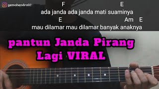 Kunci Gitar PANTUN JANDA PIRANG - El Corona | Lagi Viral Lagunya Boss..