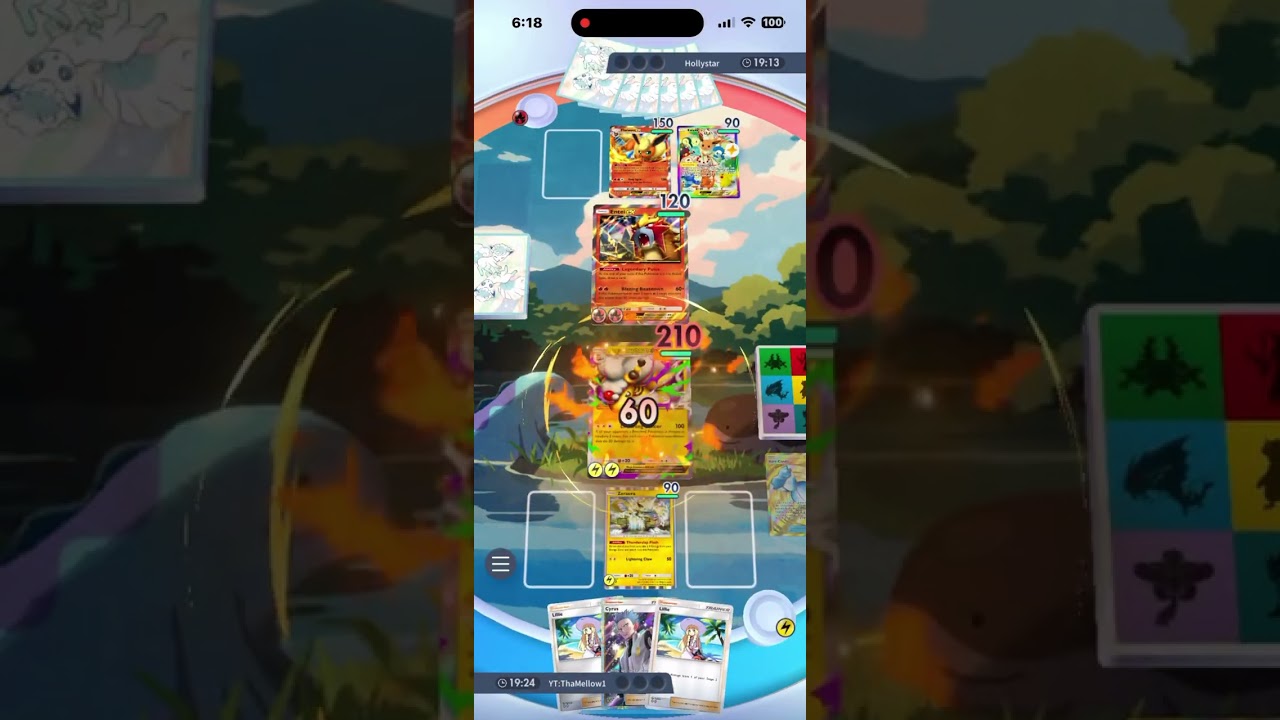 Mega Ampharos EX and Zeraora Deck! Must Try! 