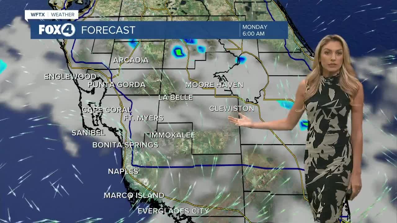 FORECAST: Scattered showers & storms sticking around for a few days ...