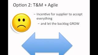Part 4: Agile Contract options - Time and Materials
