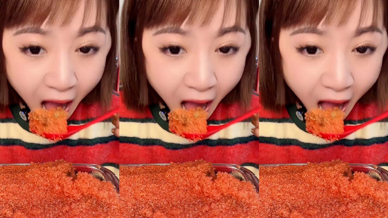 [MUKBANG] delicious crispy shrimp eggs rainbow - shrimp 파삭 파삭 한 알 무지개 - 새우 생