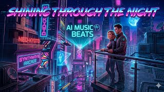 Shining Through The Night ✨ | Modern Eurodisco Synthwave Anthem | AI Music Beats