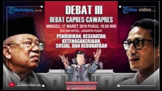 DEBAT III - DEBAT CAPRES CAWAPRES