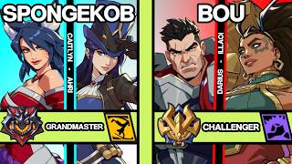 2XKO ▰ BOU (Darius-Illaoi) vs SPONGEKOB (Caitlyn-Ahri) ▰ 2XKO Pro Replays