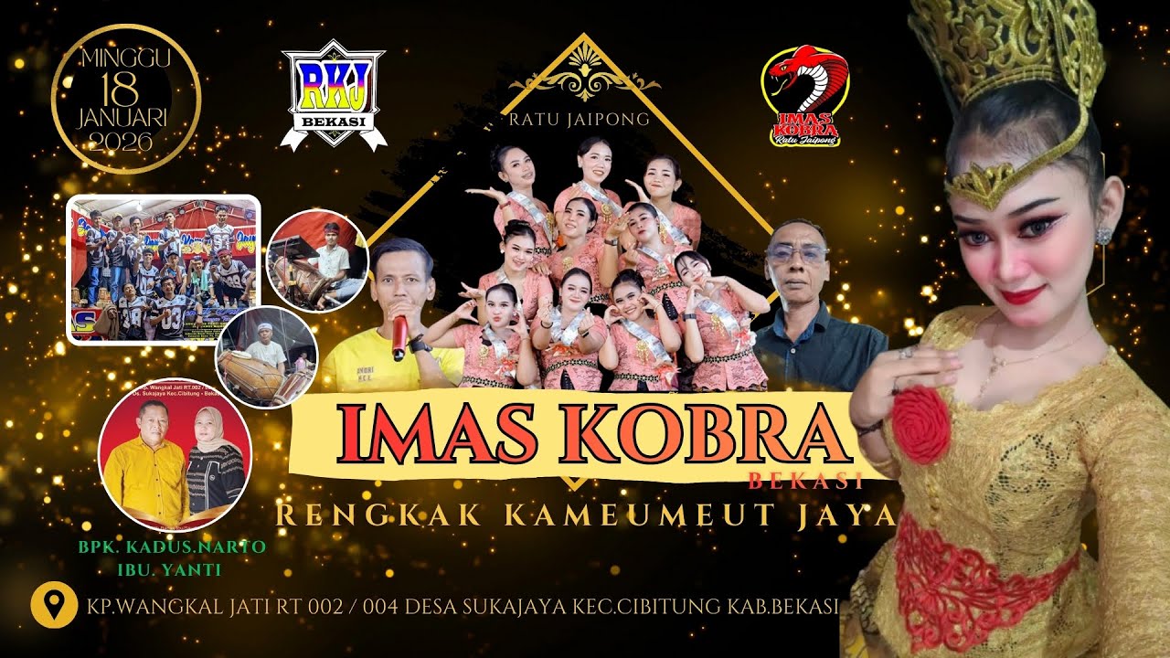 🔴 LIVE MALAM JAIPONG IMAS KOBRA  | 18/1/2026 | KP.WANGKAL JATI - SUKAJAYA - BEKASI