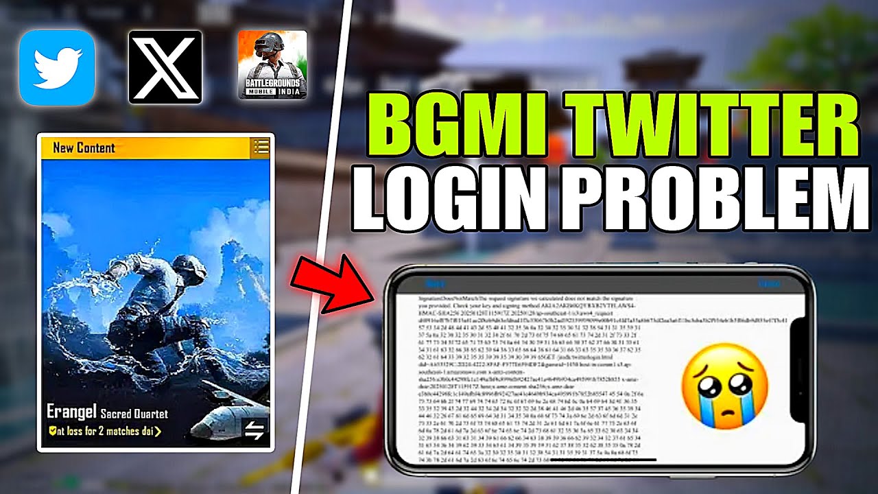 Bgmi Twitter Login Problem Solved 100% In iPhone / Bgmi Twitter Loging ...