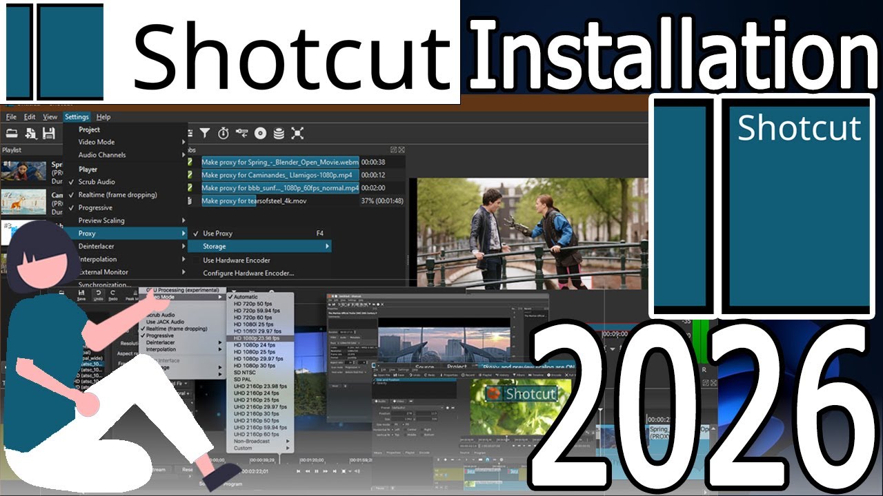 How to Install Shotcut for windows 10/11 [ 2026 Update ] FREE Video Editing Tutorial