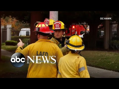 Firefighters respond to call for potential overdoses at Los Angeles middle school