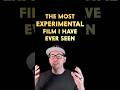 The most experimental horror film I've ever seen