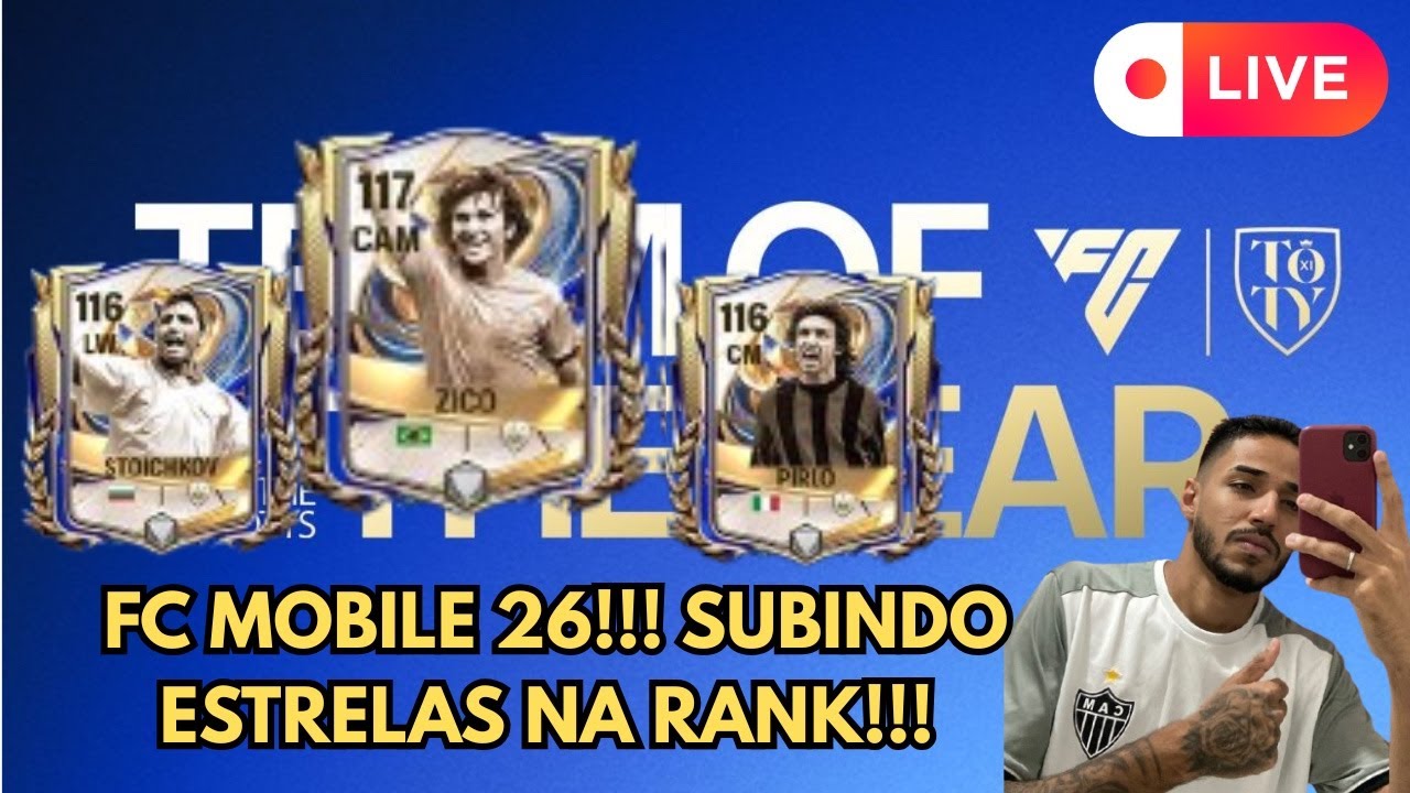 FC MOBILE 26!!! 🔵🔵 UP DE CONTAS ON ✅ COLA NA LIVE GERAL!!!
