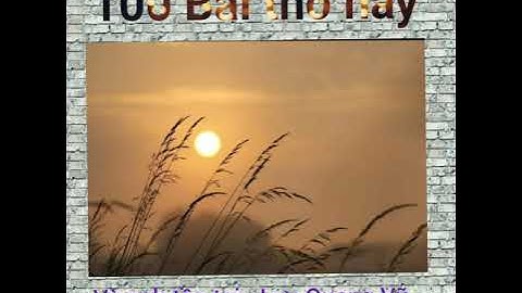 100 BÀI THƠ HAY -  14  LƯU QUANG VŨ