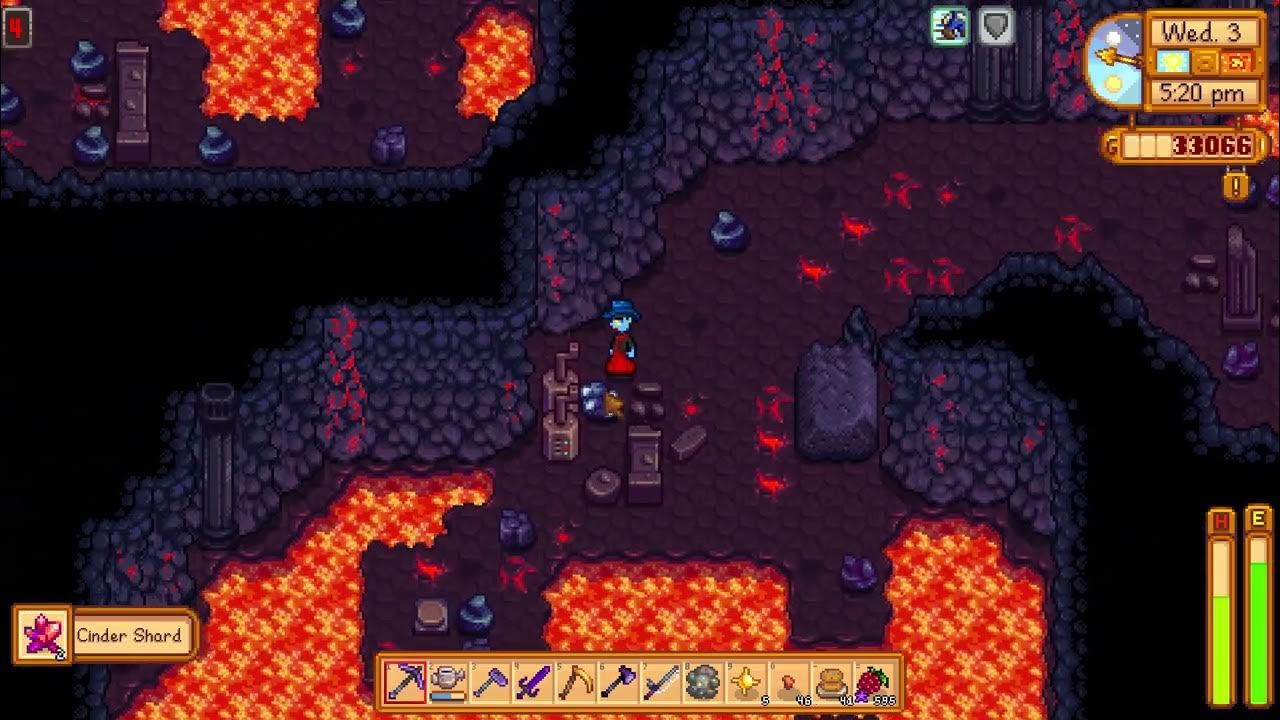 How to open the locked Door in the volcano so you can progress further