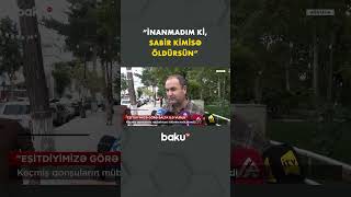 Parkdakı söz-söhbət qanla bitdi - Baku TV