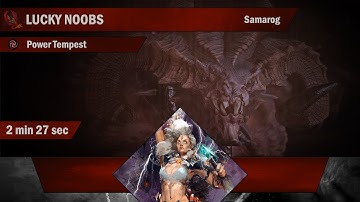 Lucky Noobs [LN] - Samarog 2:27 - Power Tempest PoV #GW2