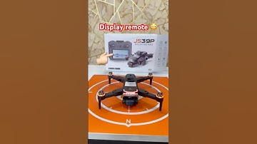 best drone JS39P 🔥 display remote brushless motor dual battery foldable drone hd camera