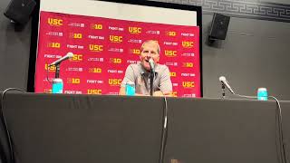 Eric Musselman discusses USC's 71-70 loss to Oregon