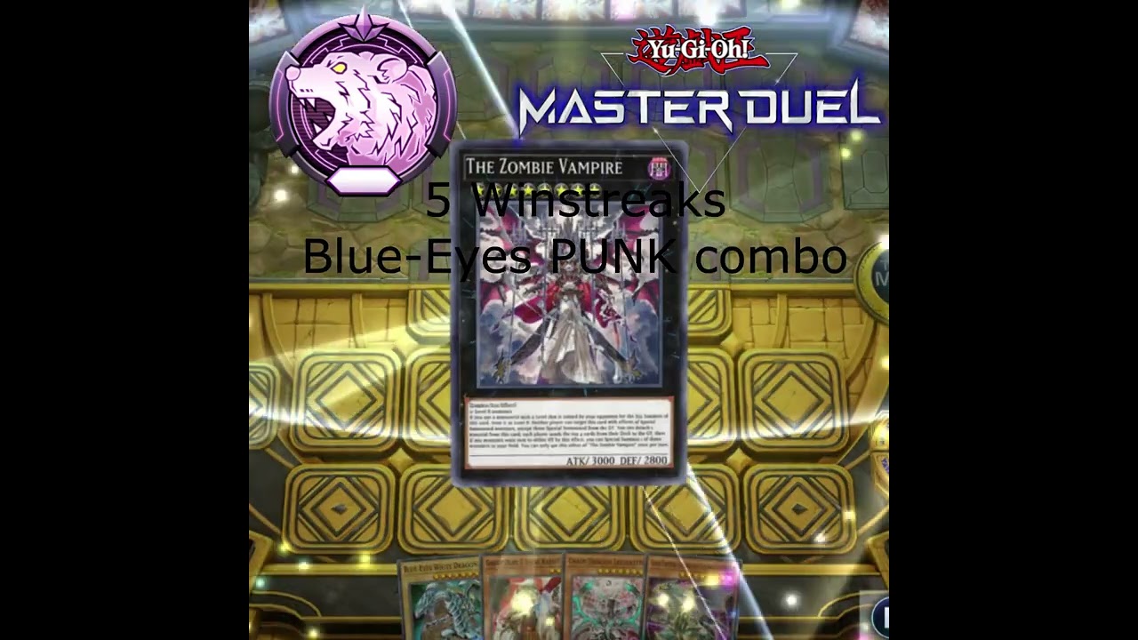 BLUE-EYES PUNK COMBO FIRST LOOK | 5 WINSTREAKS ON DIAMOND Yu-Gi-Oh! Master Duel