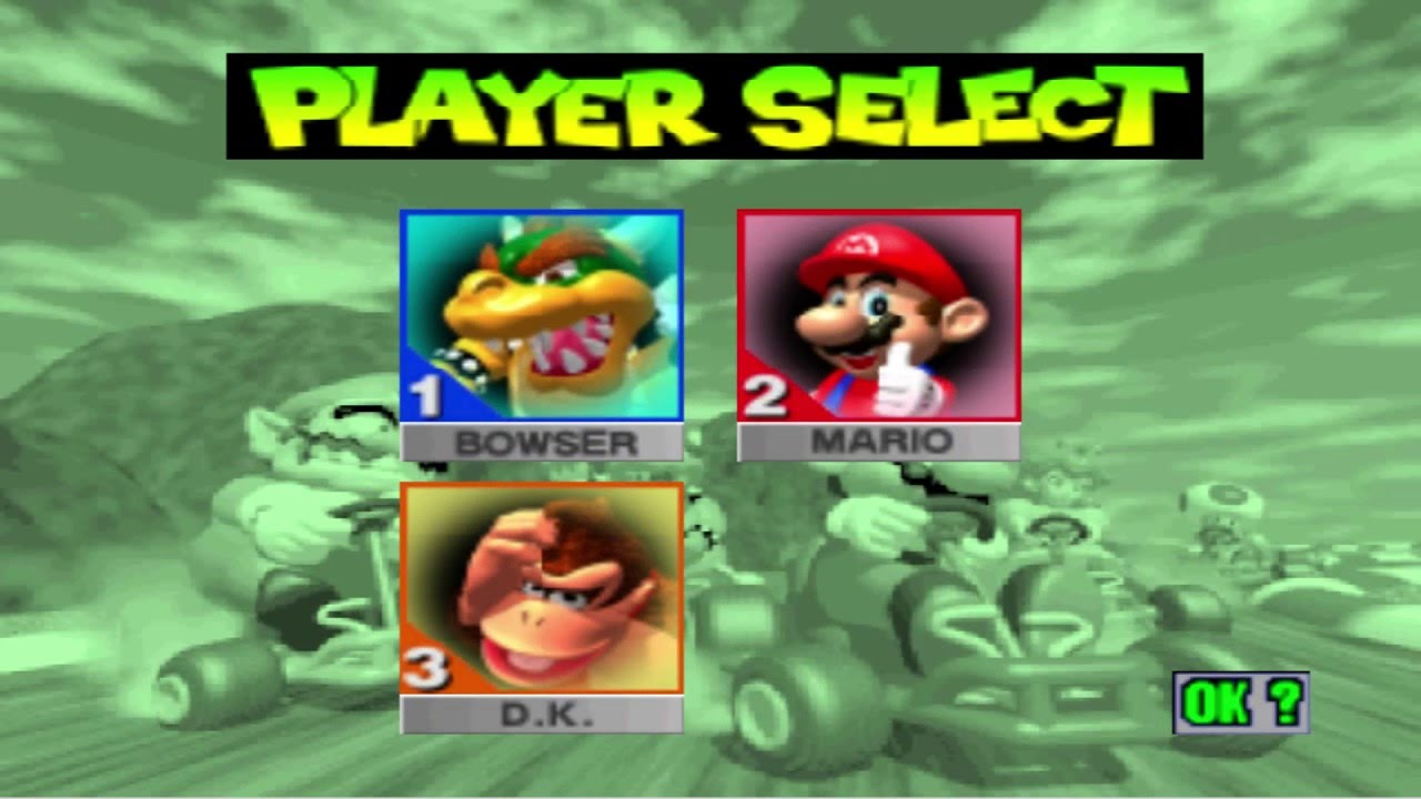Mario Kart 64 - Part 1 - Mushroom Cup (3P) - Bowser (Davtoa), Mario (Mathtoa) & Donkey Kong (MC.Kid)