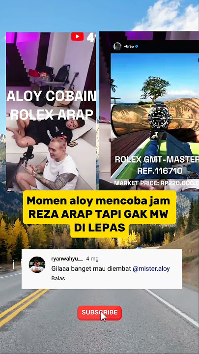 Jam REZA ARAP ROLEX 220.000.000 #foryou #quotes #fyp #masukberanda #shorts #marapthon #yb #aloy