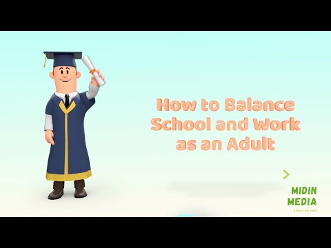 Como equilibrar a escola eo trabalho como um adulto