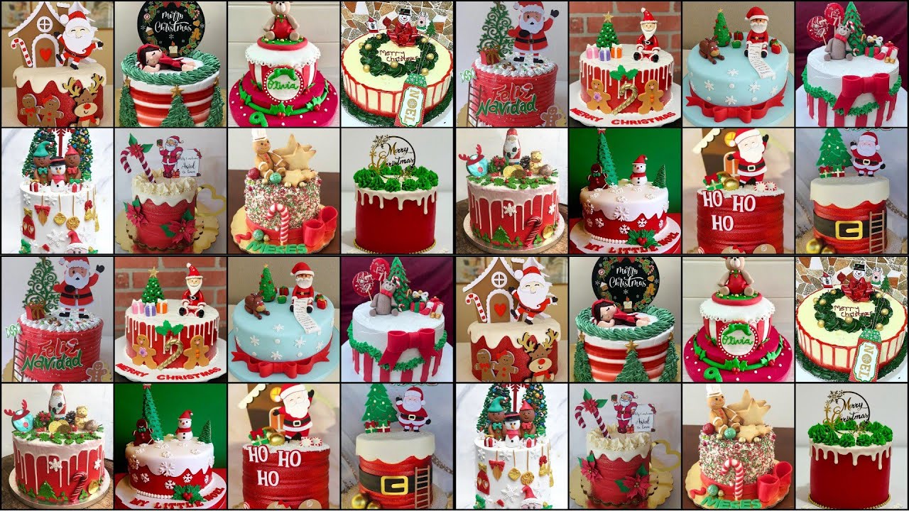 Christmas Cake Decorating Ideas 2023/Christmas Cake/Santa Claus Cake/Christmas Cake Design