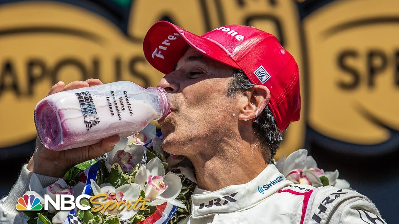 Indy 500: Helio Castroneves kisses the bricks, rides lift to IMS