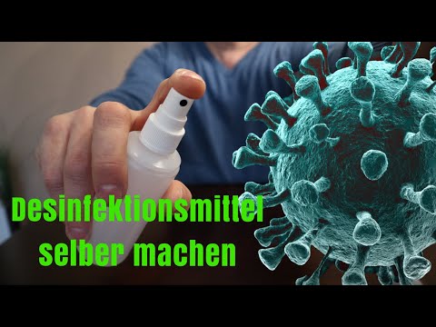 Desinfektionsmittel selber herstellen