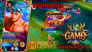 Master Clint Like a Pro! Epic Highlights & Best Builds in Mobile Legends  #clintgameplay #mlbb 