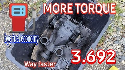 The Q45 Gets New 3.692 Rear End and it