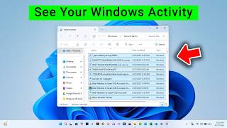 See Your Windows Activity History Fast with Keyboard Shortcuts