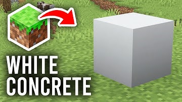 How To Make White Concrete In Minecraft - Full Guide