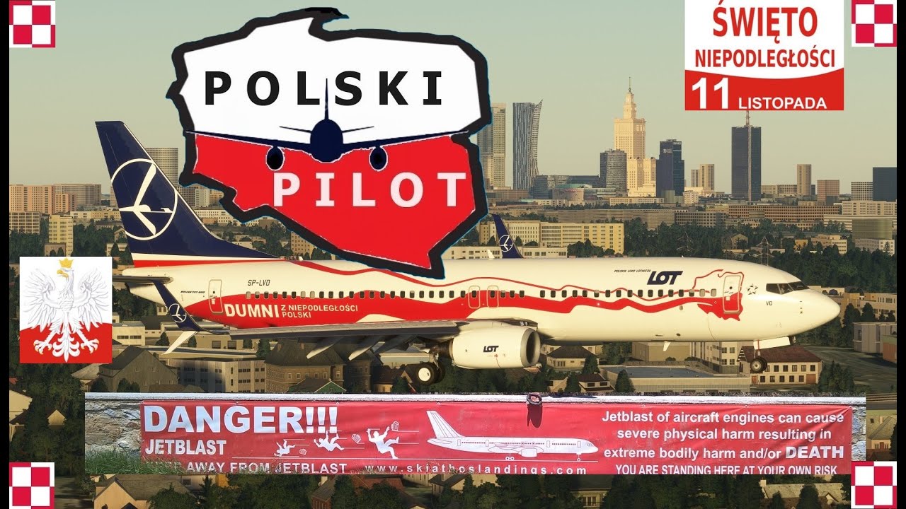 Boeing 737-800 SP-LVD LOT POLISH AIRLINES lecimy na Marsz