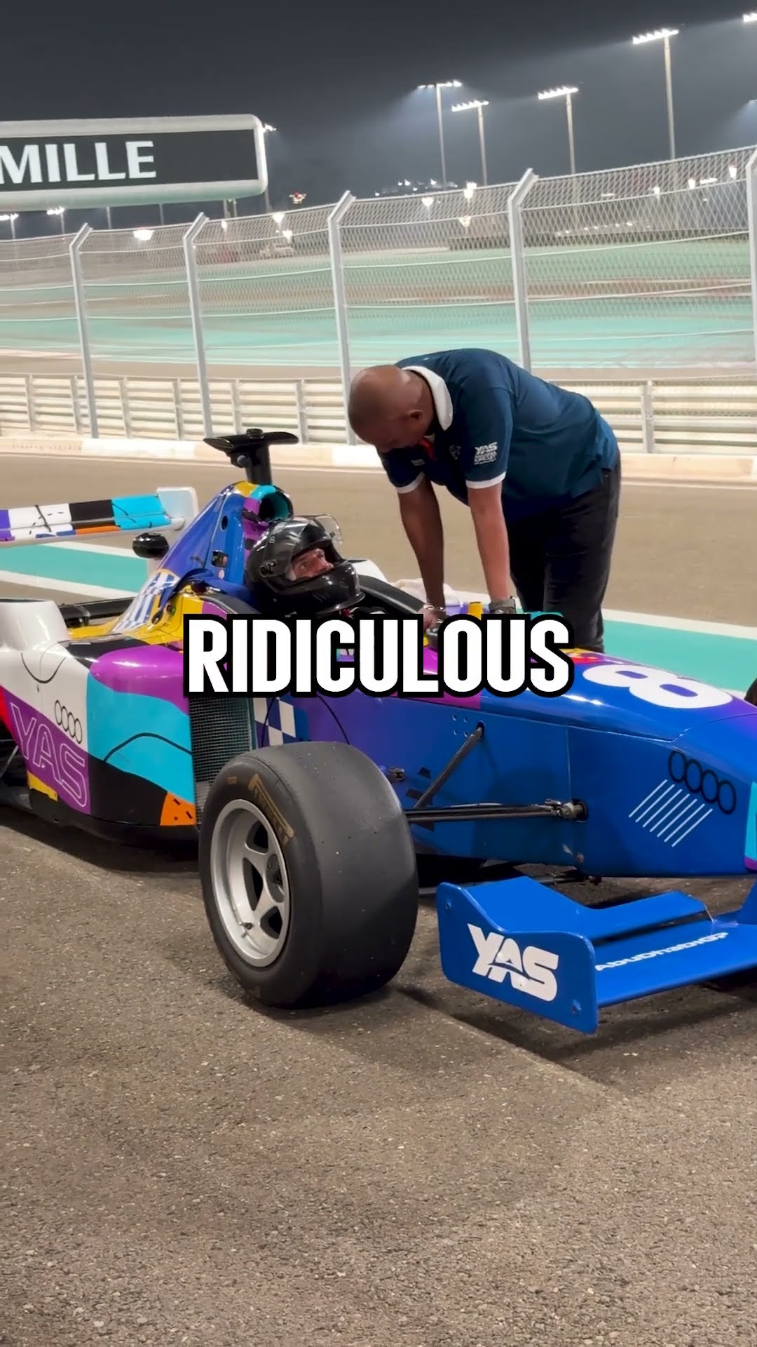 This was a dream come true! Racing?️?