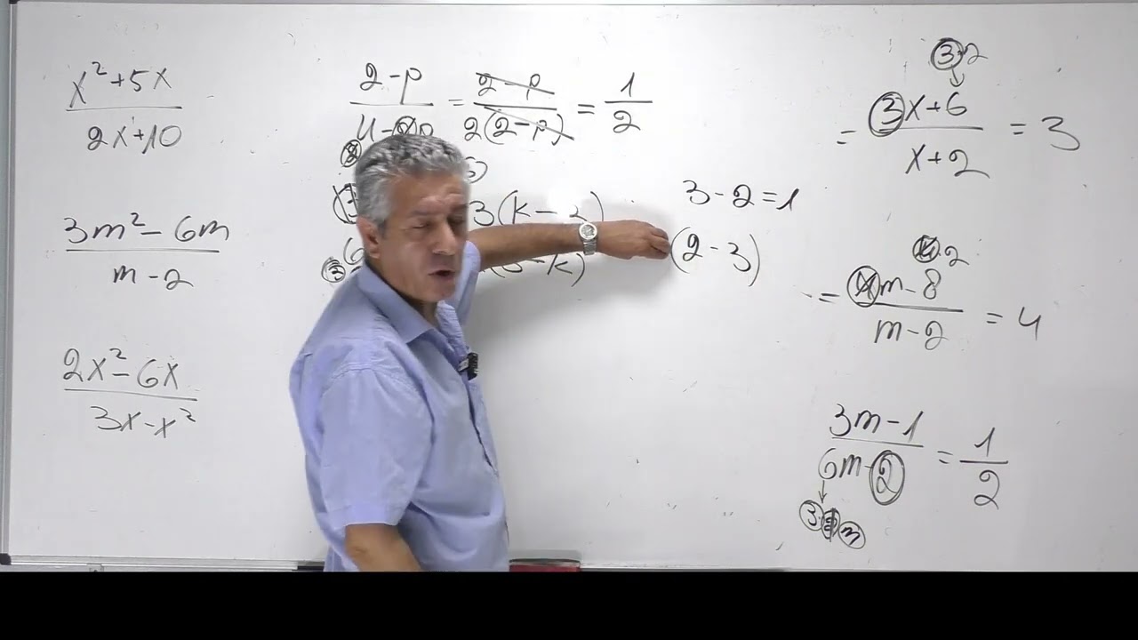 צמצום שברים אלגבריים | הוצאת גורם משותף | כיתה ח'-ט'