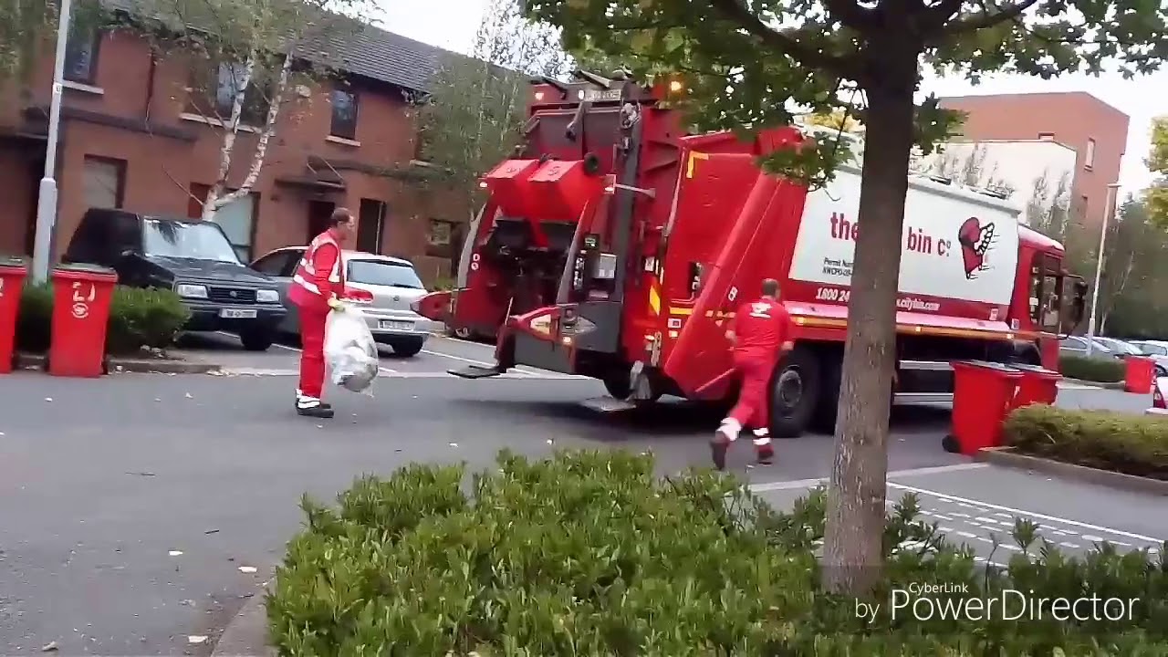The city bin co  collecting black bins