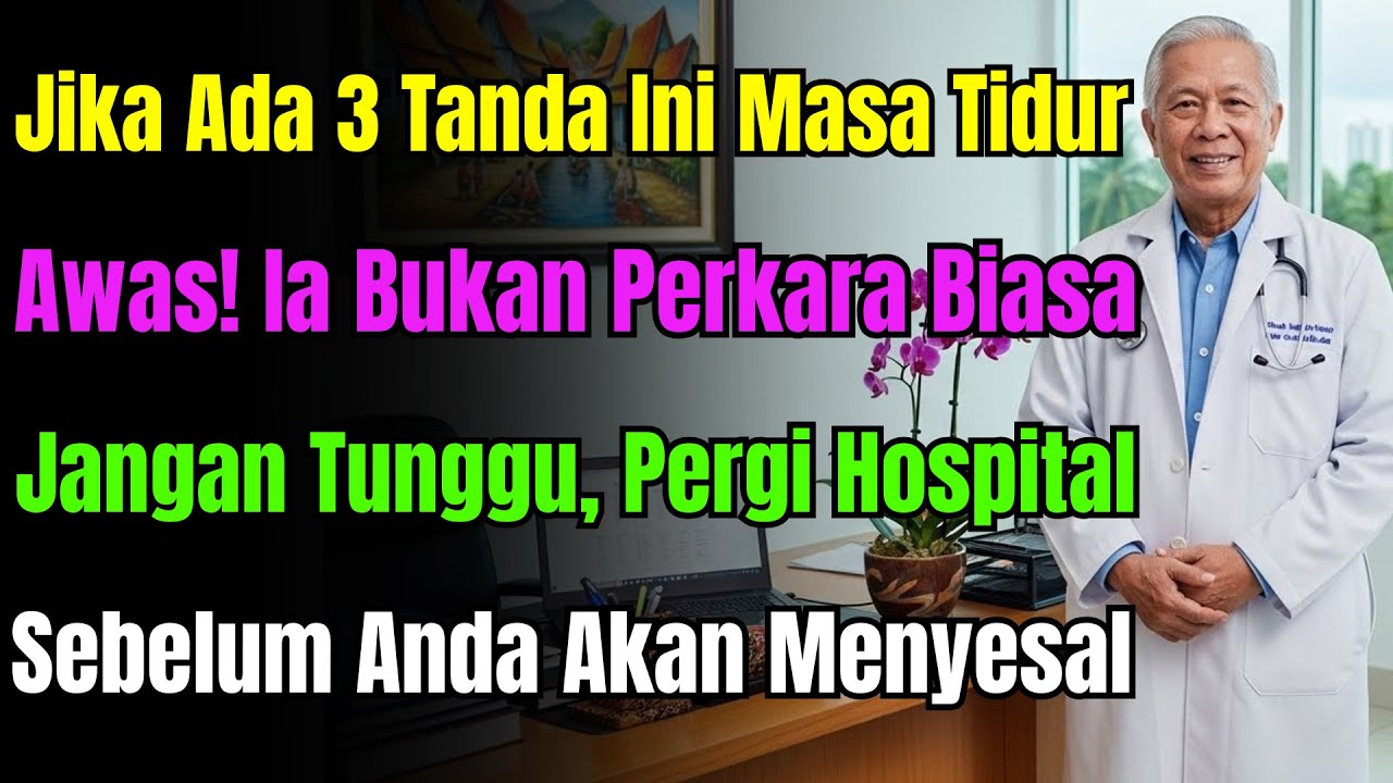 Kanser Paru-paru Bukan Tiba-tiba! 3 Tanda Pelik Masa Tidur Ini Paru-paru Minta Tolong. Awas!