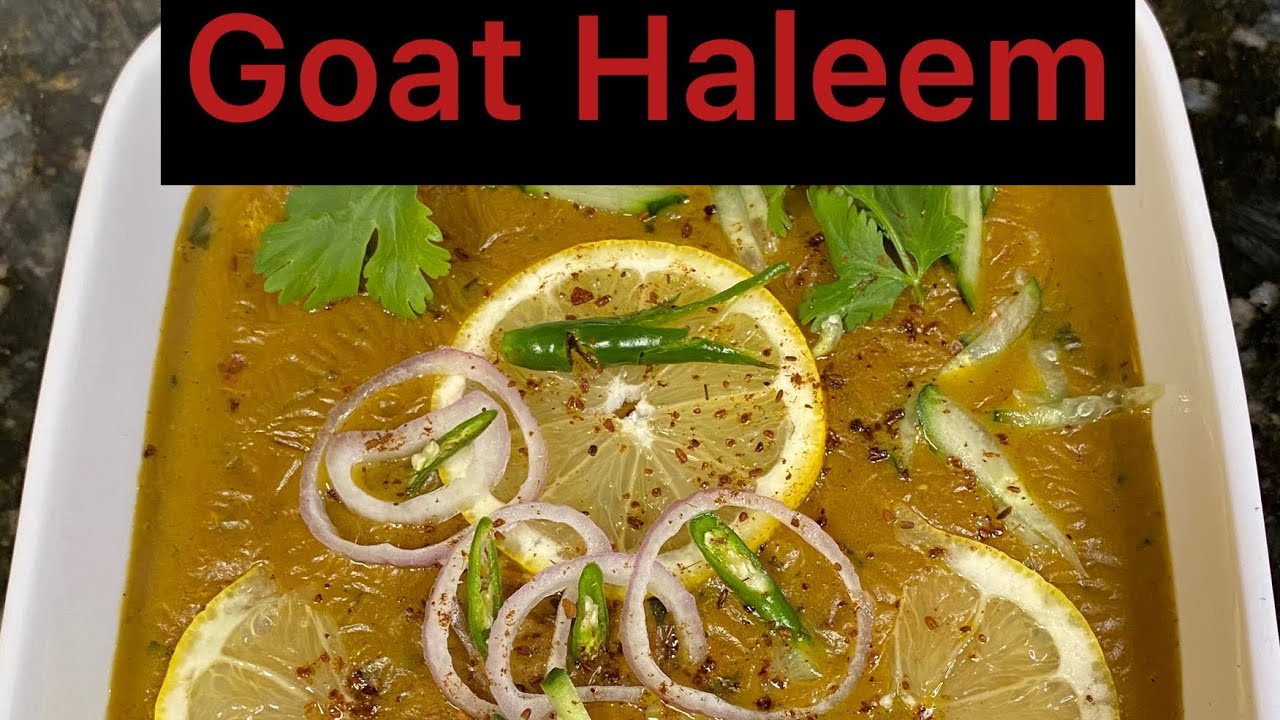 Mutton/Goat Haleem Recipe খাসির মাংস দিয়ে হালিম রান্না) YouTube