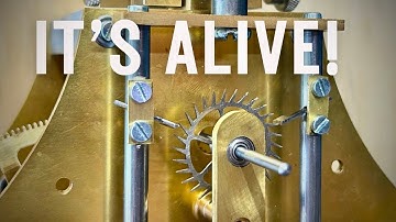 Clock Build – Depthing the Train & Testing the Deadbeat Escapement (Tekippe Regulator, Part 7)