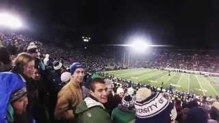 GoPro Notre Dame Student Section Pushups (40)