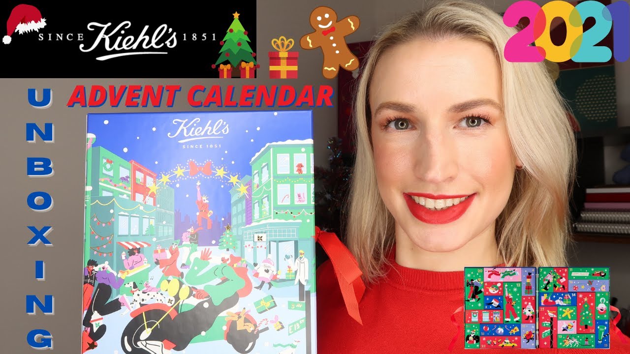 KIEHLS ADVENT CALENDAR UNBOXING 2021 - YouTube
