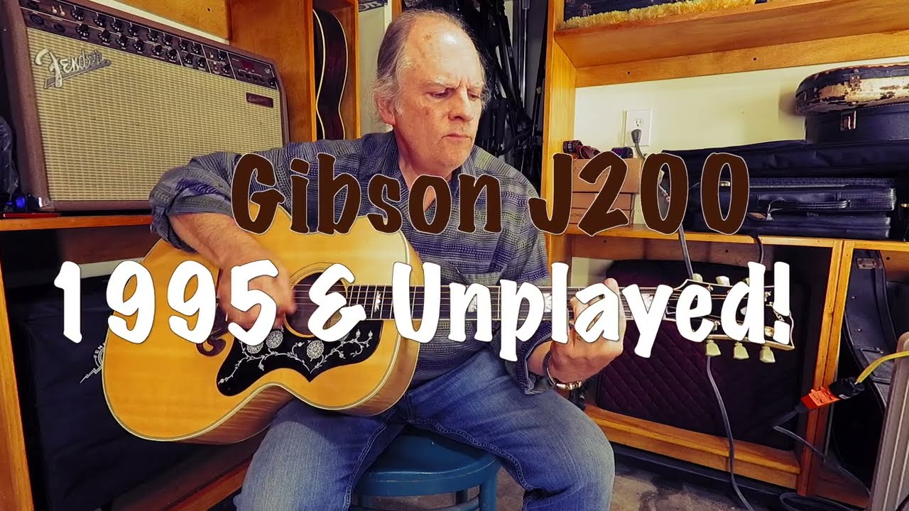 1995 Gibson J200 #90265054 - YouTube
