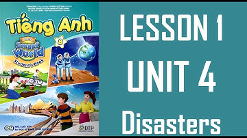 [TIẾNG ANH 8] I Learn Smart World  -  UNIT 4. DISASTERS - LESSON 1
