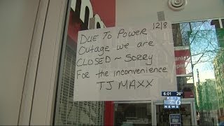 Parts of downtown Portland without power